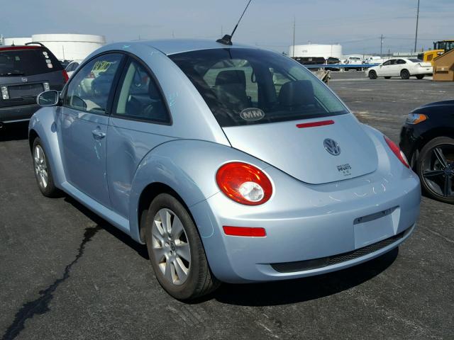 3VWRW31C69M503958 - 2009 VOLKSWAGEN NEW BEETLE 蓝色 照片 3