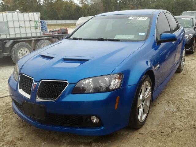 6G2EC57Y79L177637 - 2009 PONTIAC G8 GT BLUE photo 2