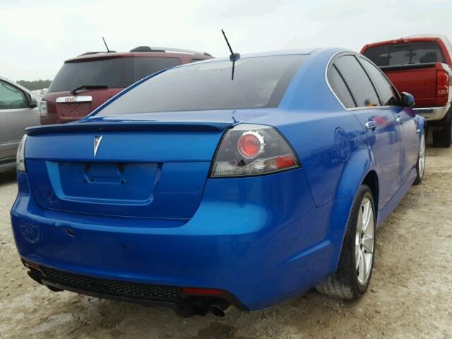 6G2EC57Y79L177637 - 2009 PONTIAC G8 GT BLUE photo 4