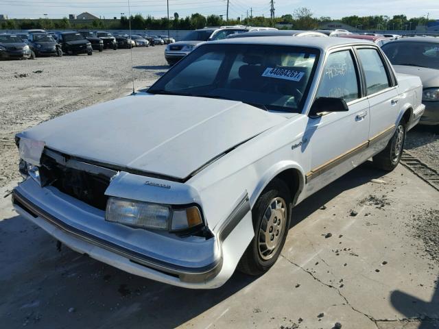 1G3AJ55M6S6327092 - 1995 OLDSMOBILE CIERA SL WHITE photo 2