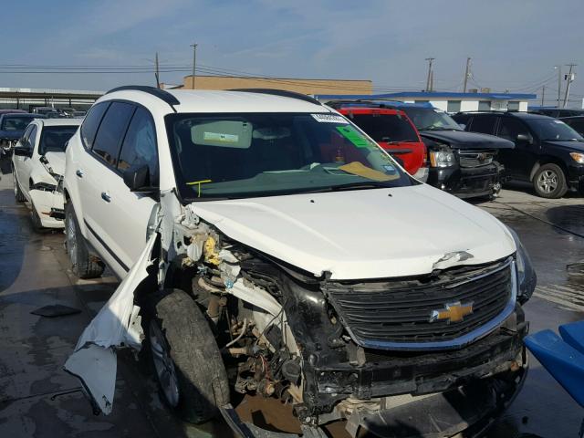 1GNKRFED3DJ211651 - 2013 CHEVROLET TRAVERSE L WHITE photo 1