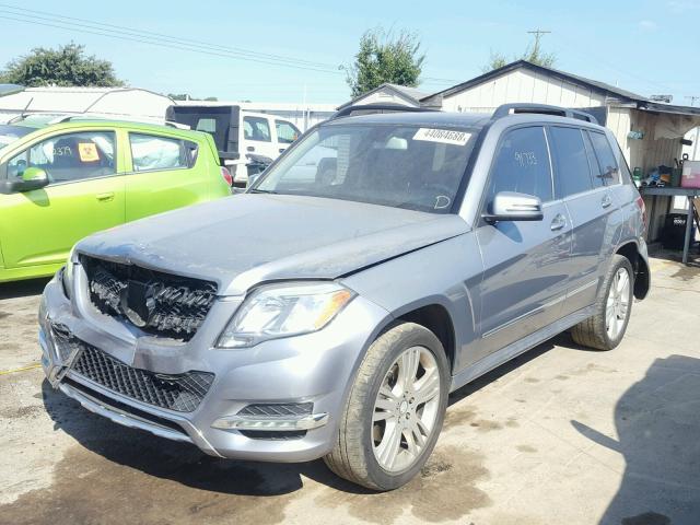 WDCGG8JBXDG005318 - 2013 MERCEDES-BENZ GLK 350 4M GRAY photo 2