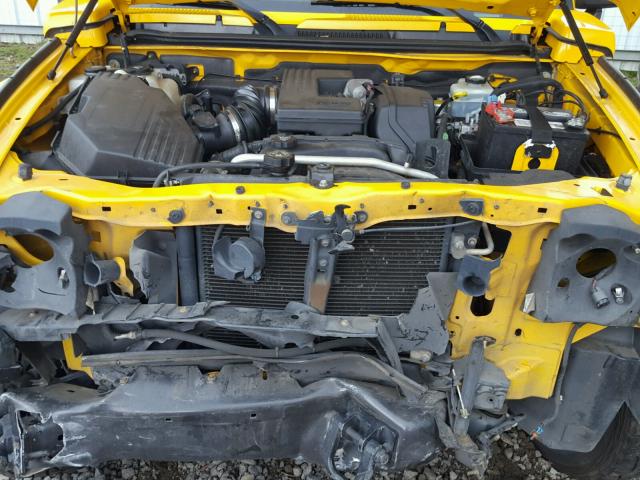 5GTDN136368142337 - 2006 HUMMER H3 YELLOW photo 7