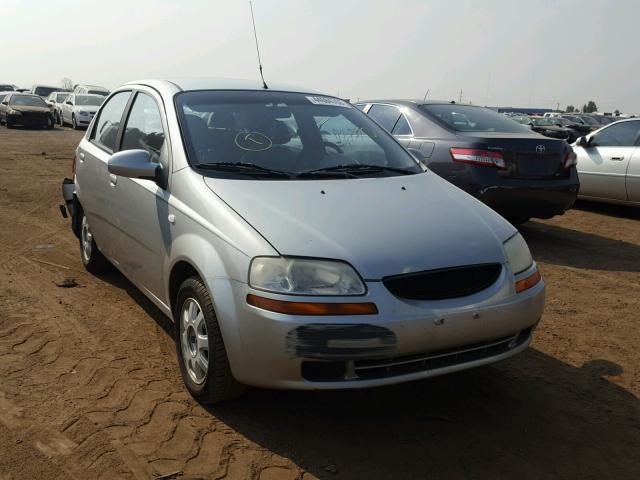 KL1TD52685B444066 - 2005 CHEVROLET AVEO BASE Արծաթագույն լուսանկար 1