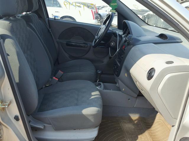 KL1TD52685B444066 - 2005 CHEVROLET AVEO BASE Արծաթագույն լուսանկար 5