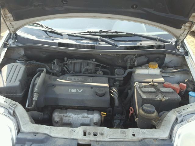 KL1TD52685B444066 - 2005 CHEVROLET AVEO BASE Արծաթագույն լուսանկար 7