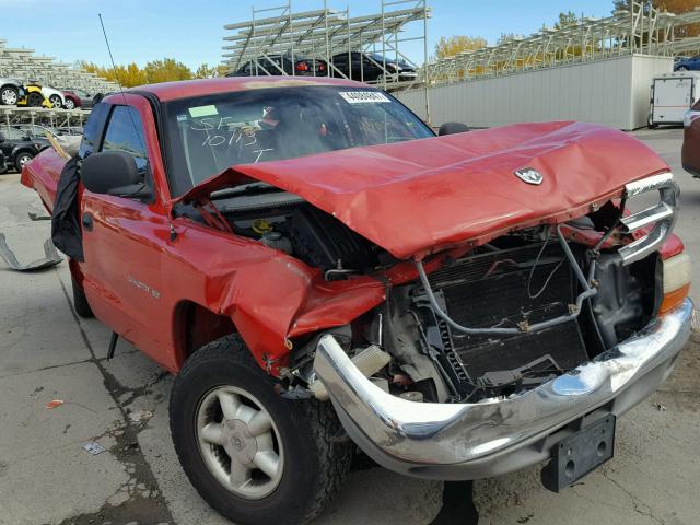 1B7GL23X7VS108539 - 1997 DODGE DAKOTA RED photo 1