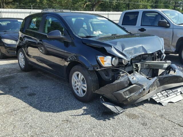 1G1JC6SH7D4249484 - 2013 CHEVROLET SONIC LT BLACK photo 1