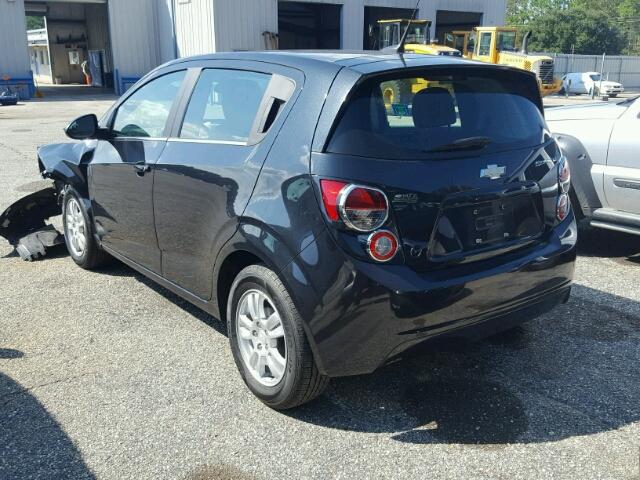 1G1JC6SH7D4249484 - 2013 CHEVROLET SONIC LT BLACK photo 3