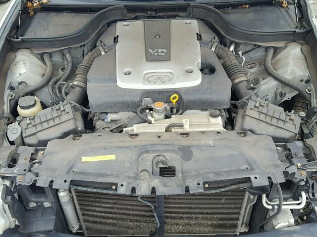 JNKBV61F58M264026 - 2008 INFINITI G35 SILVER photo 7