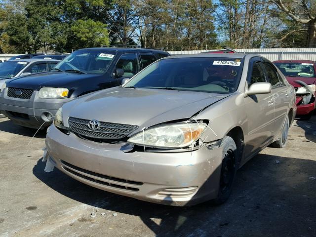 4T1BE32K63U701547 - 2003 TOYOTA CAMRY LE/X BEIGE photo 2