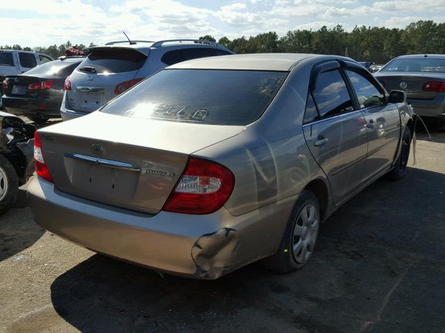 4T1BE32K63U701547 - 2003 TOYOTA CAMRY LE/X BEIGE photo 4