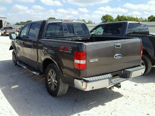 1FTPW14515KD35725 - 2005 FORD F150 SUPER BROWN photo 3