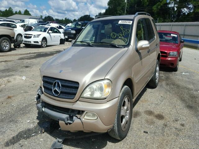 4JGAB54E62A293283 - 2002 MERCEDES-BENZ ML 320 GOLD photo 2