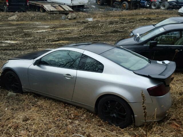 JNKCV54E45M409893 - 2005 INFINITI G35 SILVER photo 3