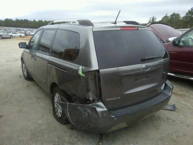 KNDMG4C76C6436074 - 2012 KIA SEDONA GOLD photo 3