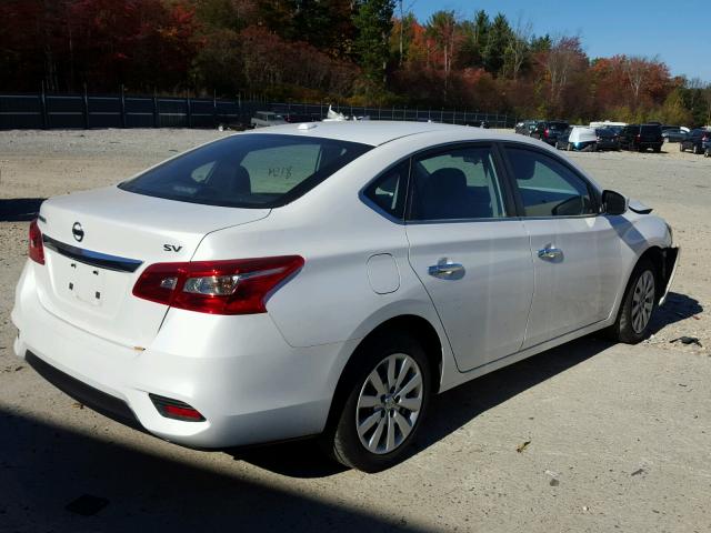 3N1AB7AP0HY263094 - 2017 NISSAN SENTRA WHITE photo 4