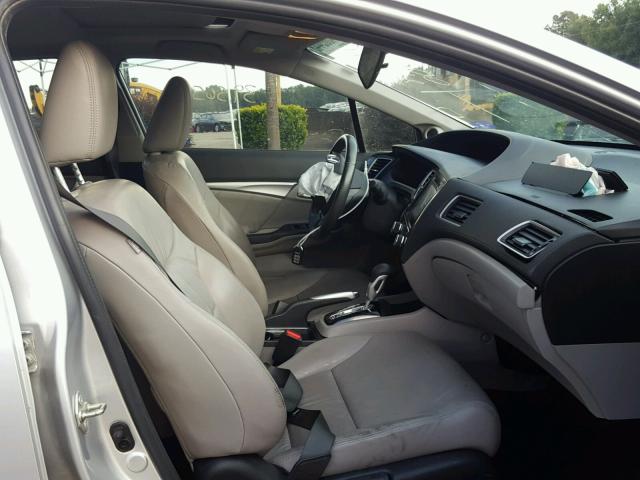 2HGFB2F94FH528152 - 2015 HONDA CIVIC EXL 银色 照片 5