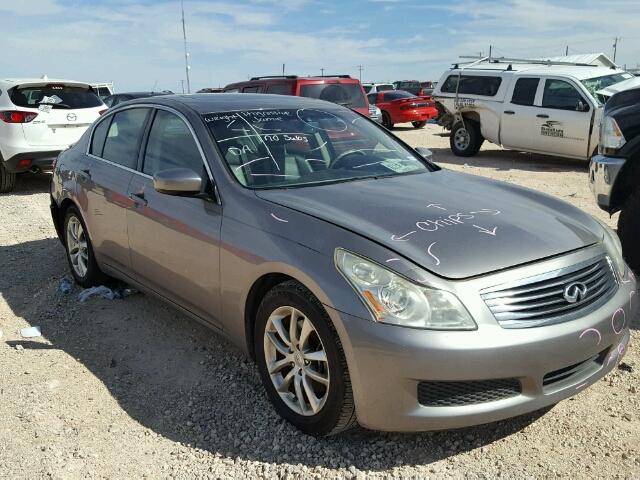 JNKCV61E59M311360 - 2009 INFINITI G37 BASE GRAY photo 1