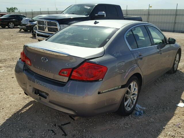 JNKCV61E59M311360 - 2009 INFINITI G37 BASE GRAY photo 4