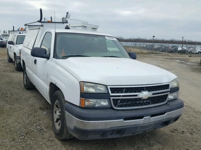 1GCEC14XX7Z146812 - 2007 CHEVROLET SILVERADO WHITE photo 1