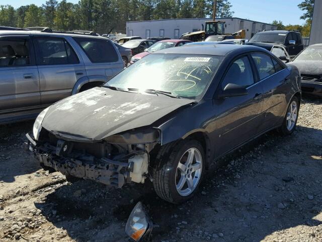 1G2ZF58B174176393 - 2007 PONTIAC G6 GRAY photo 2