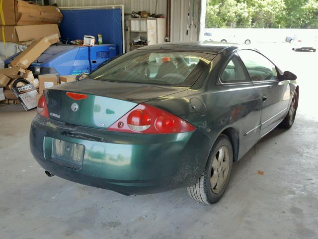 1ZWFT61L1Y5618125 - 2000 MERCURY COUGAR V6 GREEN photo 4