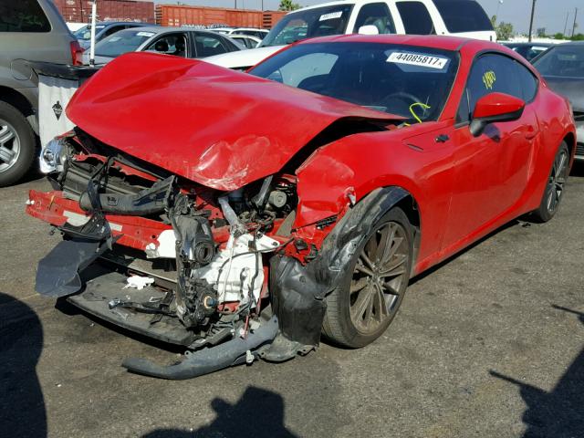 JF1ZNAA11D2706450 - 2013 TOYOTA SCION FR-S წითელი ფოტო 2