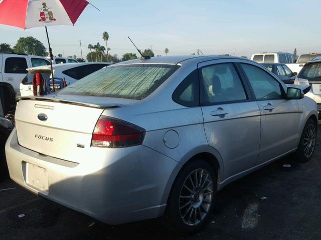 1FAHP3GN2AW228135 - 2010 FORD FOCUS SES SILVER photo 4