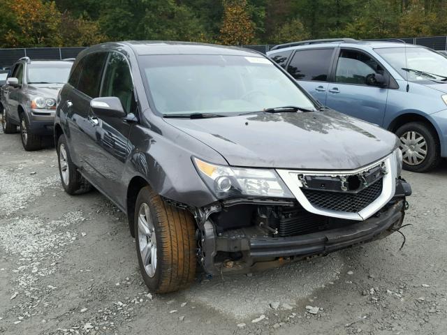 2HNYD2H32CH546729 - 2012 ACURA MDX TECHNO GRAY photo 1