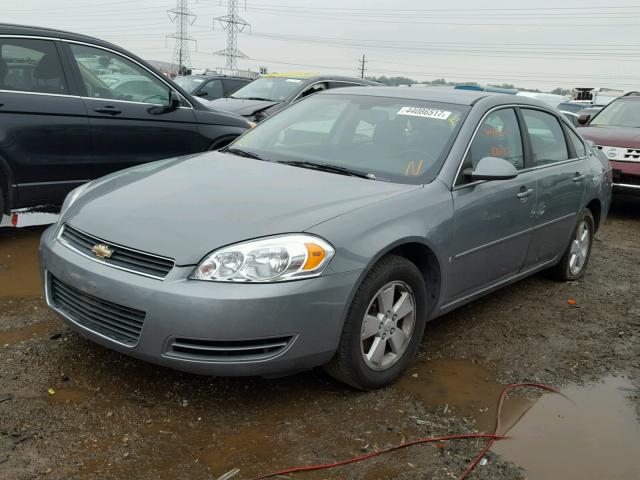 2G1WT58K489278379 - 2008 CHEVROLET IMPALA LT GRAY photo 2