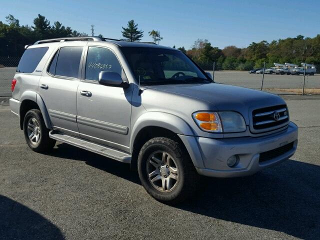 5TDBT48A33S138346 - 2003 TOYOTA SEQUOIA LI SILVER photo 1