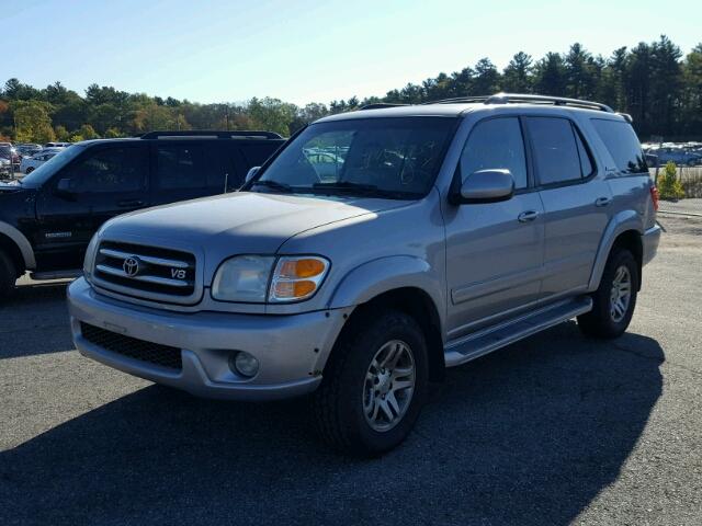 5TDBT48A33S138346 - 2003 TOYOTA SEQUOIA LI SILVER photo 2