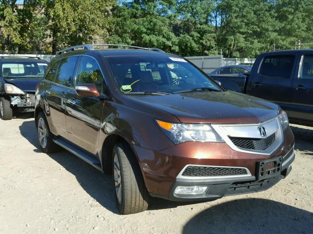 2HNYD2H5XAH520541 - 2010 ACURA MDX ADVANC BROWN photo 1