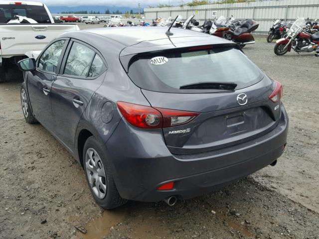 JM1BM1K79F1247310 - 2015 MAZDA 3 SPORT GRAY photo 3