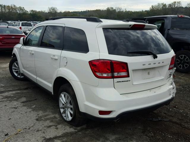 3C4PDCBG9GT153228 - 2016 DODGE JOURNEY SX WHITE photo 3