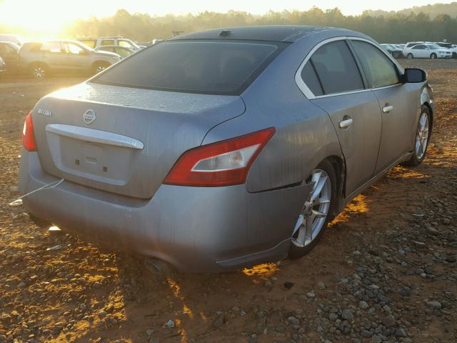 1N4AA51E89C813628 - 2009 NISSAN MAXIMA S GRAY photo 4