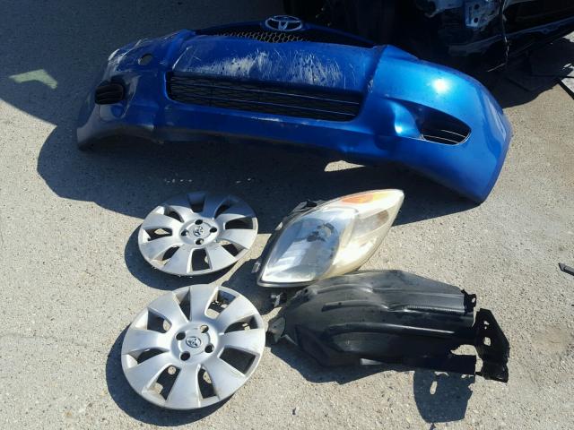 JTDJT923475090645 - 2007 TOYOTA YARIS BLUE photo 9