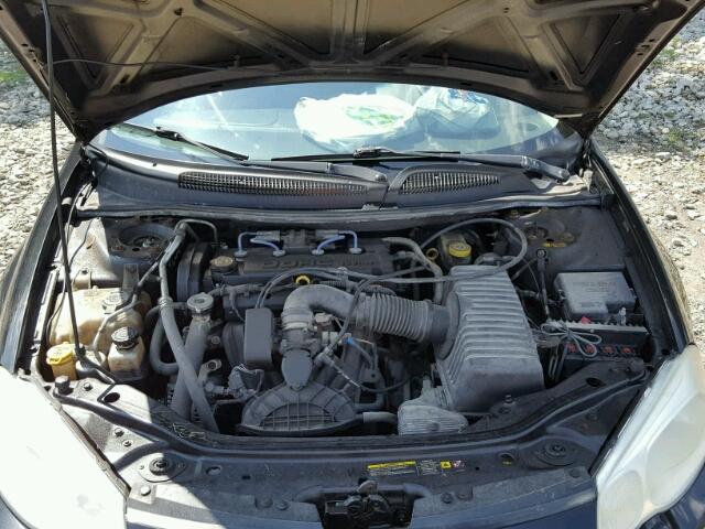 1C3EL46X05N687746 - 2005 CHRYSLER SEBRING BLACK photo 7