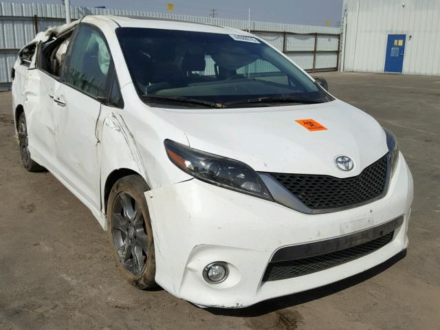 5TDXK3DC8FS627386 - 2015 TOYOTA SIENNA SPO WHITE photo 1