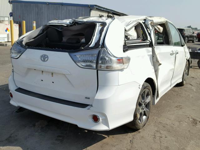 5TDXK3DC8FS627386 - 2015 TOYOTA SIENNA SPO WHITE photo 4