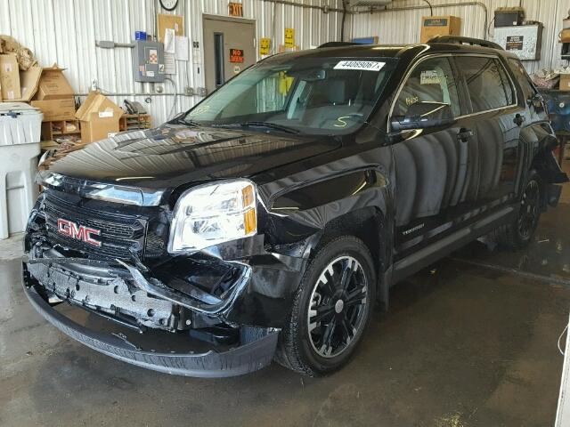 2GKFLUEK1H6184486 - 2017 GMC TERRAIN BLACK photo 2