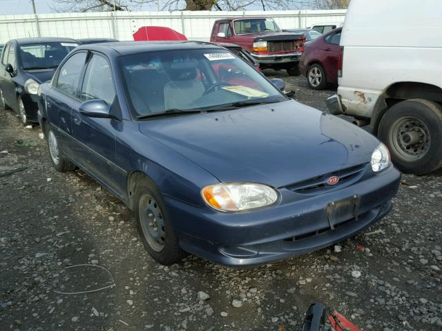 KNAFB121915096597 - 2001 KIA SEPHIA BAS BLUE photo 1