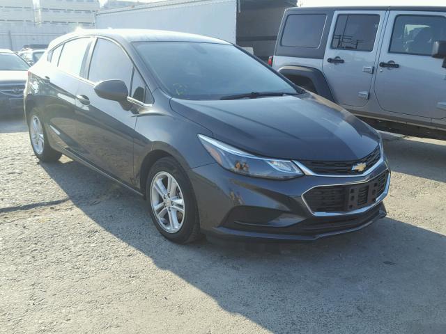 3G1BE6SM3HS526181 - 2017 CHEVROLET CRUZE LT CHARCOAL photo 1