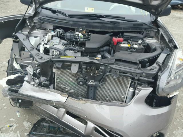 JN8AS5MV3EW707040 - 2014 NISSAN ROGUE SELE GRAY photo 7