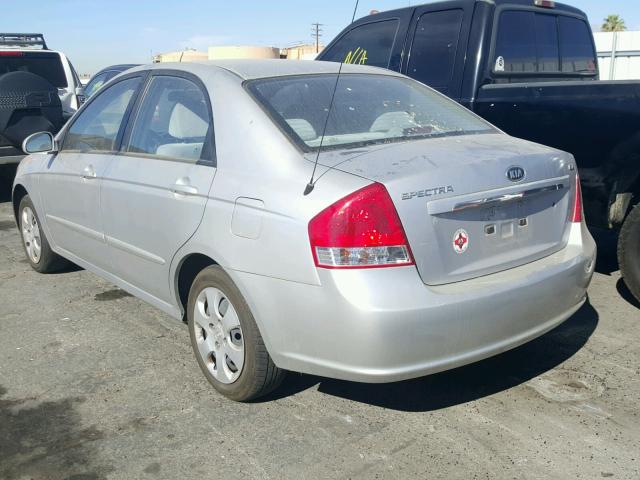 KNAFE222895612224 - 2009 KIA SPECTRA EX SILVER photo 3