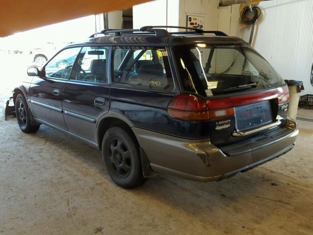 4S3BG6850V6602764 - 1997 SUBARU LEGACY OUT BLUE photo 3