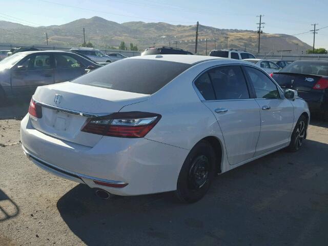 1HGCR2F82HA219268 - 2017 HONDA ACCORD EXL WHITE photo 4