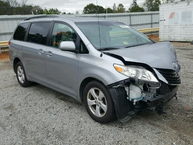 5TDKK3DCXDS333754 - 2013 TOYOTA SIENNA LE SILVER photo 1