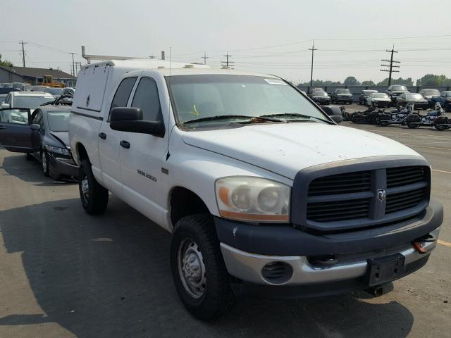 1D7KS28D16J233139 - 2006 DODGE RAM 2500 S თეთრი ფოტო 1